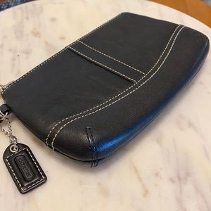 Black Coach Wristlet